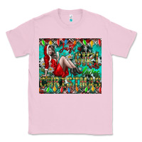 Bubblegum Pink Just A Girl Who Loves Christmas Classic Tee - CowhideDigitalArt