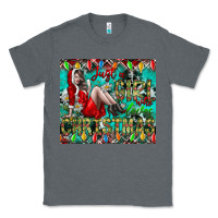 Charcoal Heather Just A Girl Who Loves Christmas Classic Tee - CowhideDigitalArt