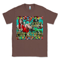 Chestnut Just A Girl Who Loves Christmas Classic Tee - CowhideDigitalArt