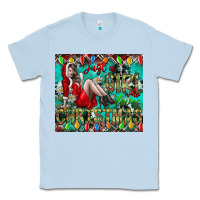 Dusty Blue Just A Girl Who Loves Christmas Classic Tee - CowhideDigitalArt