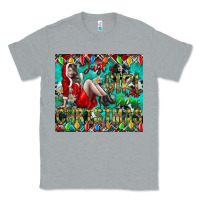 Heather Grey Just A Girl Who Loves Christmas Classic Tee - CowhideDigitalArt