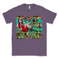 Lavender Just A Girl Who Loves Christmas Classic Tee - CowhideDigitalArt