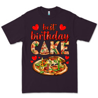 Plum best birthday cake pizza Premium Tee - AdoDesignShop