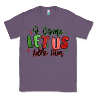 Lavender o come let us adore him christmas Classic Tee - MaliasSmallBusiness