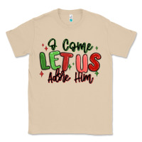 Mushroom o come let us adore him christmas Classic Tee - MaliasSmallBusiness