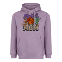 Lavender Basketball Mom Heavyweight Hoodie - HowdyJamesFarm