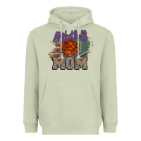 Matcha Basketball Mom Heavyweight Hoodie - HowdyJamesFarm