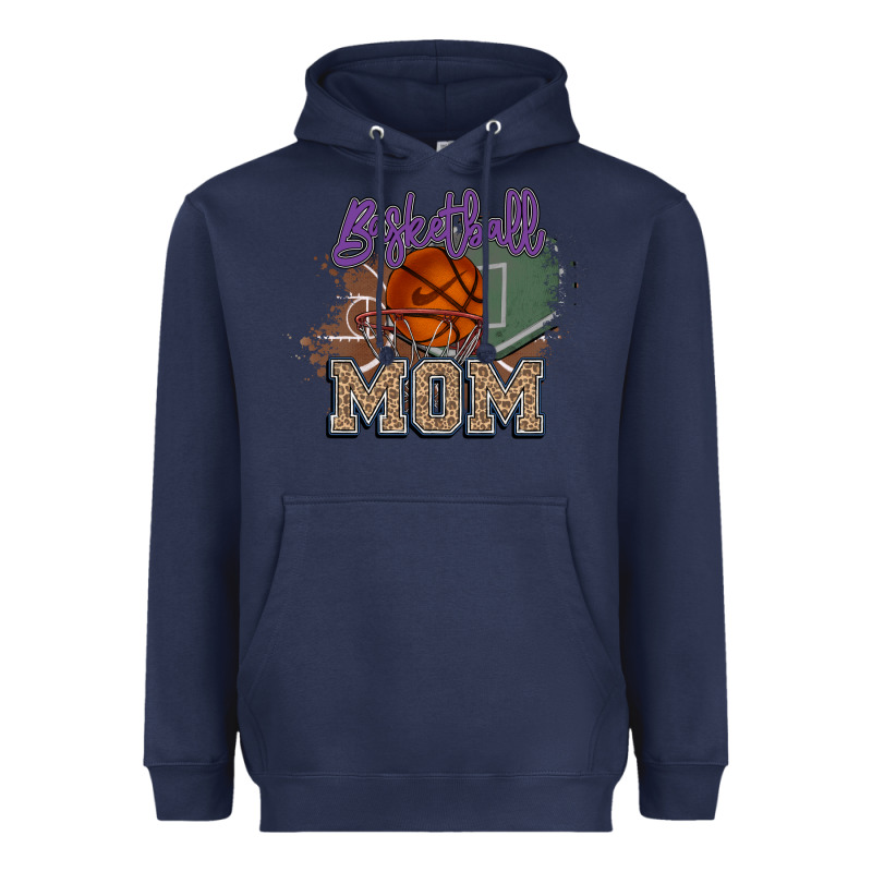 Basketball Mom Heavyweight Hoodie by HowdyJamesFarm | Teevron