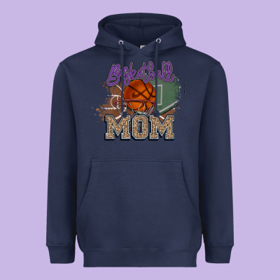 Basketball Mom Heavyweight Hoodie Designed By Howdyjamesfarm