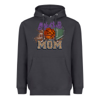 Smoke Basketball Mom Heavyweight Hoodie - HowdyJamesFarm