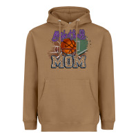 Toasted Coconut Basketball Mom Heavyweight Hoodie - HowdyJamesFarm
