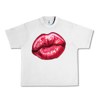 Lunar Rock lips mark Urban Heavy Tee - NancyCooperArtShop