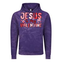 Cloud Purple jesus is my valentine Vintage Hoodie - MaliasSmallBusiness