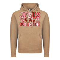 Vintage Coffee jesus is my valentine Vintage Hoodie - MaliasSmallBusiness