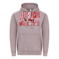 Vintage Zinc jesus is my valentine Vintage Hoodie - MaliasSmallBusiness