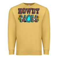 Antique Gold Howdy mom mother's day Premium Sweatshirt - HowdyJamesFarm