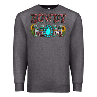Charcoal Heather Howdy mom mother's day Premium Sweatshirt - HowdyJamesFarm