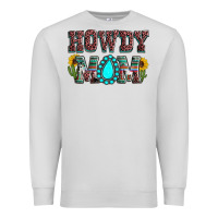 Dove Grey Howdy mom mother's day Premium Sweatshirt - HowdyJamesFarm