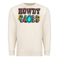 Sandshell Howdy mom mother's day Premium Sweatshirt - HowdyJamesFarm