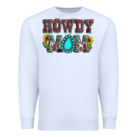 White Howdy mom mother's day Premium Sweatshirt - HowdyJamesFarm