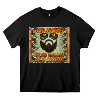 Black dad jokes you mean rad jokes Heavy Core Tee - Artiststas