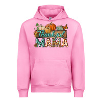 Fuchsia Pink thankful mama Urban Hoodie - BundleAndBundleShop