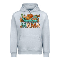 Heather Grey thankful mama Urban Hoodie - BundleAndBundleShop