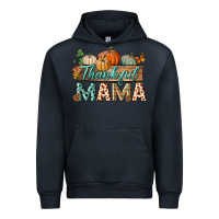 Navy thankful mama Urban Hoodie - BundleAndBundleShop