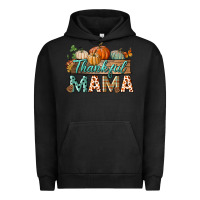 Pigment Black thankful mama Urban Hoodie - BundleAndBundleShop