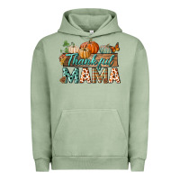 Pigment Oil Green thankful mama Urban Hoodie - BundleAndBundleShop