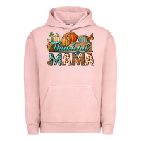 Pigment Salmon thankful mama Urban Hoodie - BundleAndBundleShop