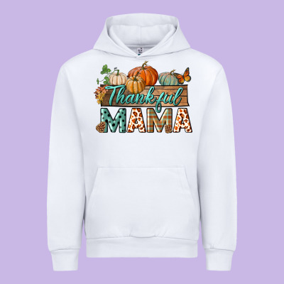 Thankful Mama Urban Hoodie Designed By Bundleandbundleshop