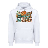 White thankful mama Urban Hoodie - BundleAndBundleShop