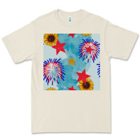 Bone patriotic fireworks and sunflower Premium Tee - BundleAndBundleShop