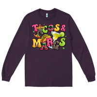 Plum tacos and margaritas Long Sleeve Tee - LillyAllenDesigns