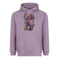 Lavender Freedom rock hand 4th of july Heavyweight Hoodie - CowGirlArtShop