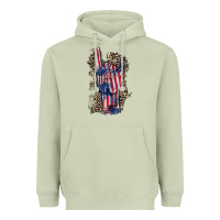 Matcha Freedom rock hand 4th of july Heavyweight Hoodie - CowGirlArtShop