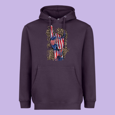 Freedom Rock Hand 4th Of July Heavyweight Hoodie Designed By Cowgirlartshop
