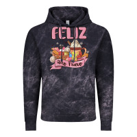 Cloud Black mexican new year Vintage Hoodie - MaliasSmallBusiness