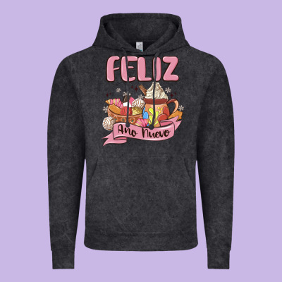 Mexican New Year Vintage Hoodie Designed By Maliassmallbusiness