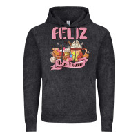 Vintage Black mexican new year Vintage Hoodie - MaliasSmallBusiness
