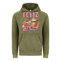 Vintage Olive mexican new year Vintage Hoodie - MaliasSmallBusiness