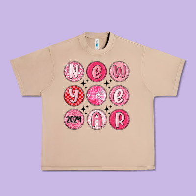 New Year 2024 Urban Heavy Tee Designed By Maliassmallbusiness