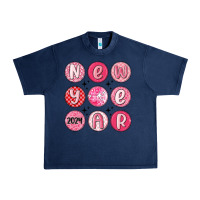 Navy new year 2024 Urban Heavy Tee - MaliasSmallBusiness