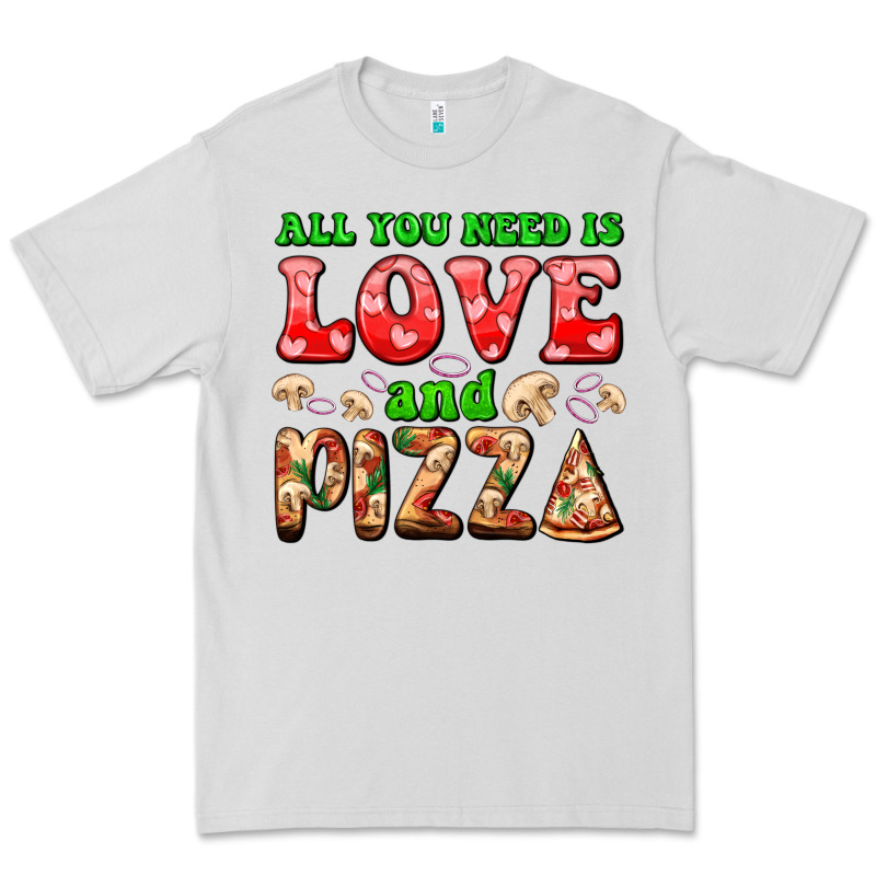 All You Need Is Love And Pizza Premium Tee by AdoDesignShop | Teevron