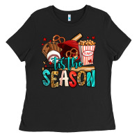 Black 'tis the season baseball game Ladies Tee - Jasminsmagicworld