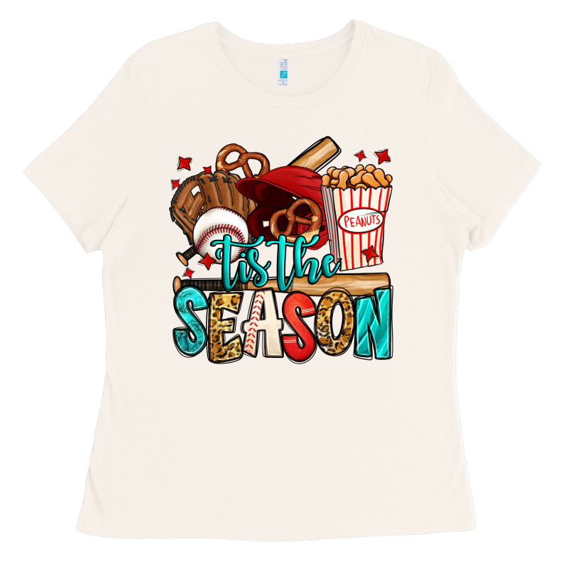 'tis The Season Baseball Game Ladies Tee by Jasminsmagicworld | Teevron