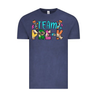 Vintage Denim team pre k Vintage Tee - JahusDesignShop