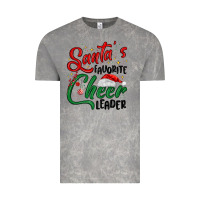 Cloud Rock santa s favorite cheer leader Vintage Tee - MaliasSmallBusiness