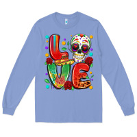Colony Blue cinco de mayo love Long Sleeve Tee - LillyAllenDesigns
